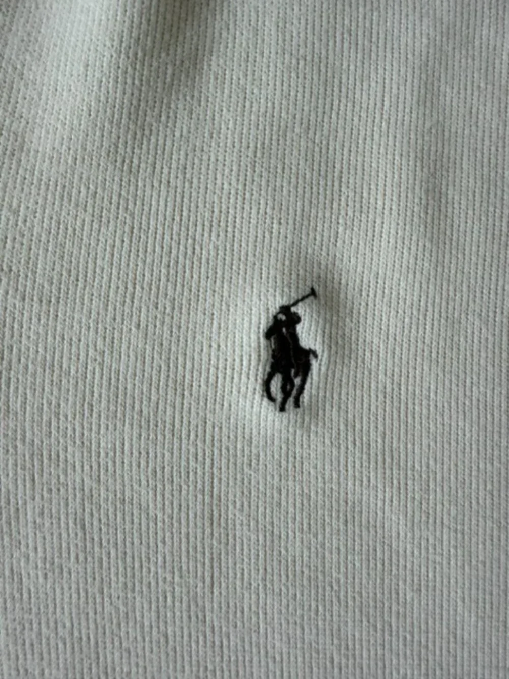 POLO by Ralph Lauren quarter‑zip sweater, Cream, Size: XL Men Mock Neck